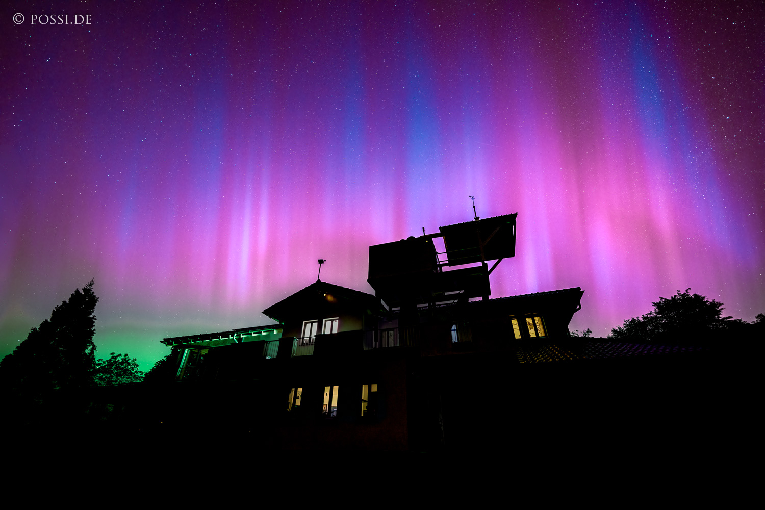 240510-235624 Northern Light superflare in Germany - Sony A1 and FE14mm f1.8 lens